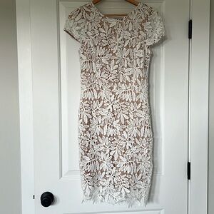 Floral lace dress wedding reception dress